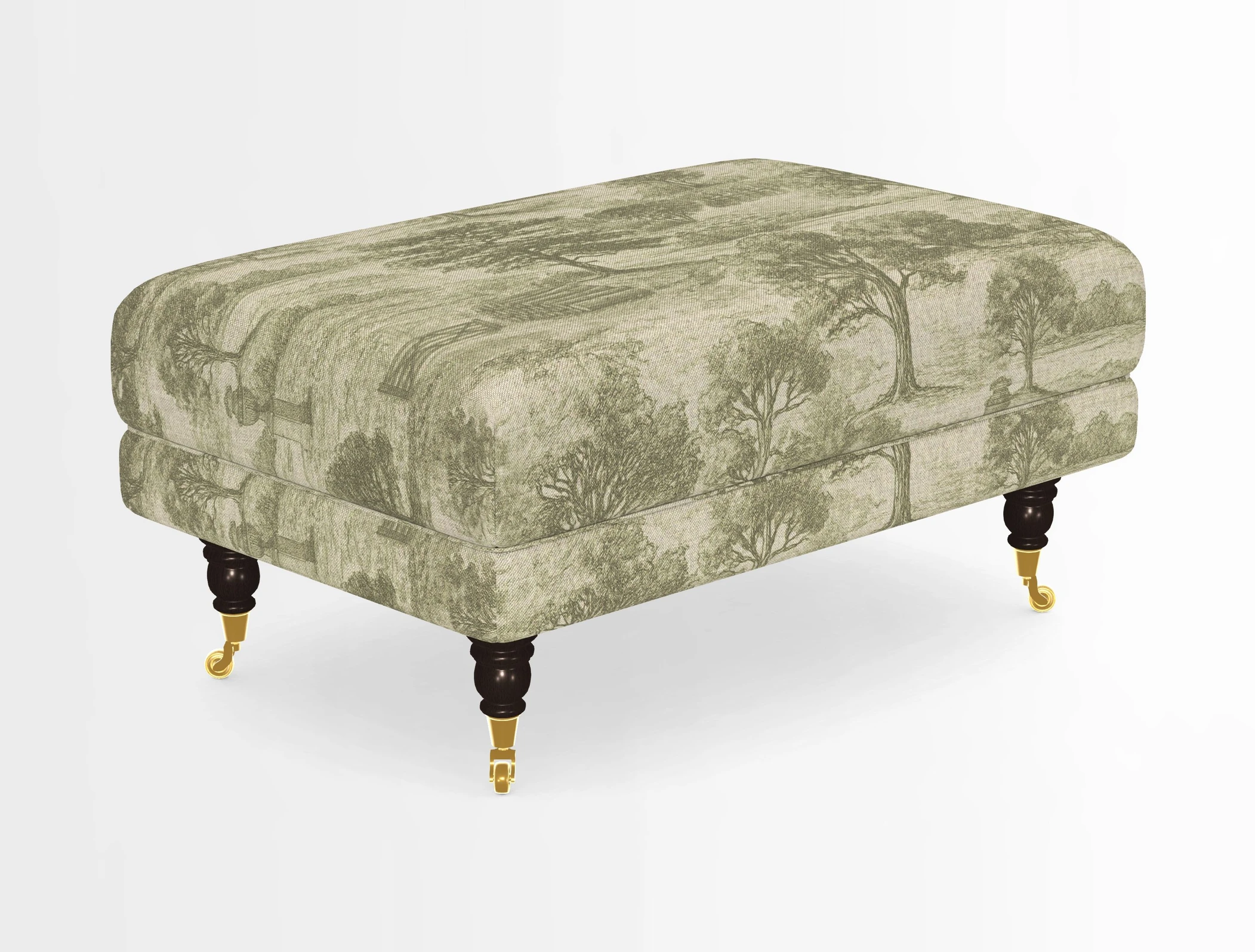 Alwinton Footstool in Osborne & Little Palazzo Pellestrina