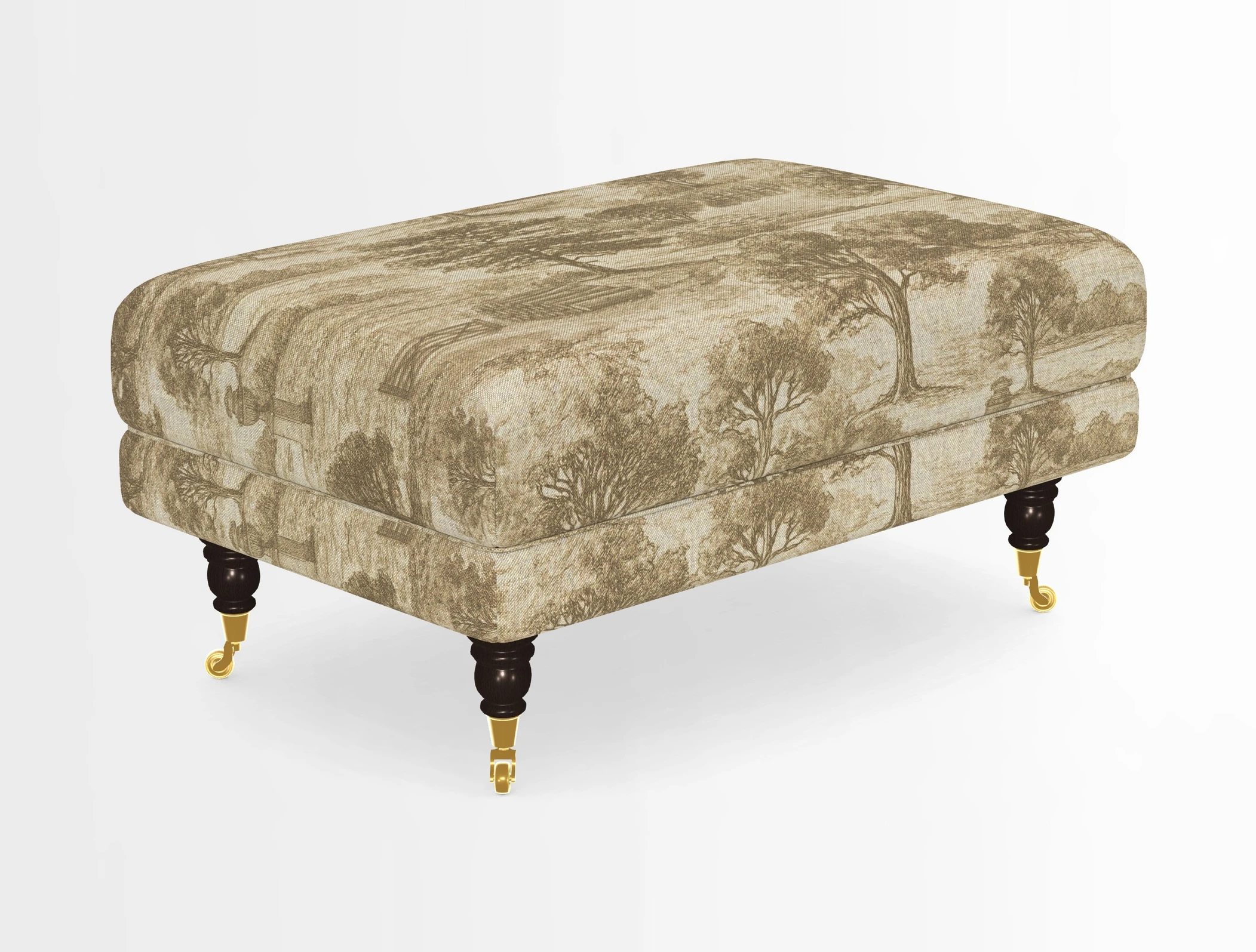 Alwinton Footstool in Osborne & Little Palazzo Pellestrina