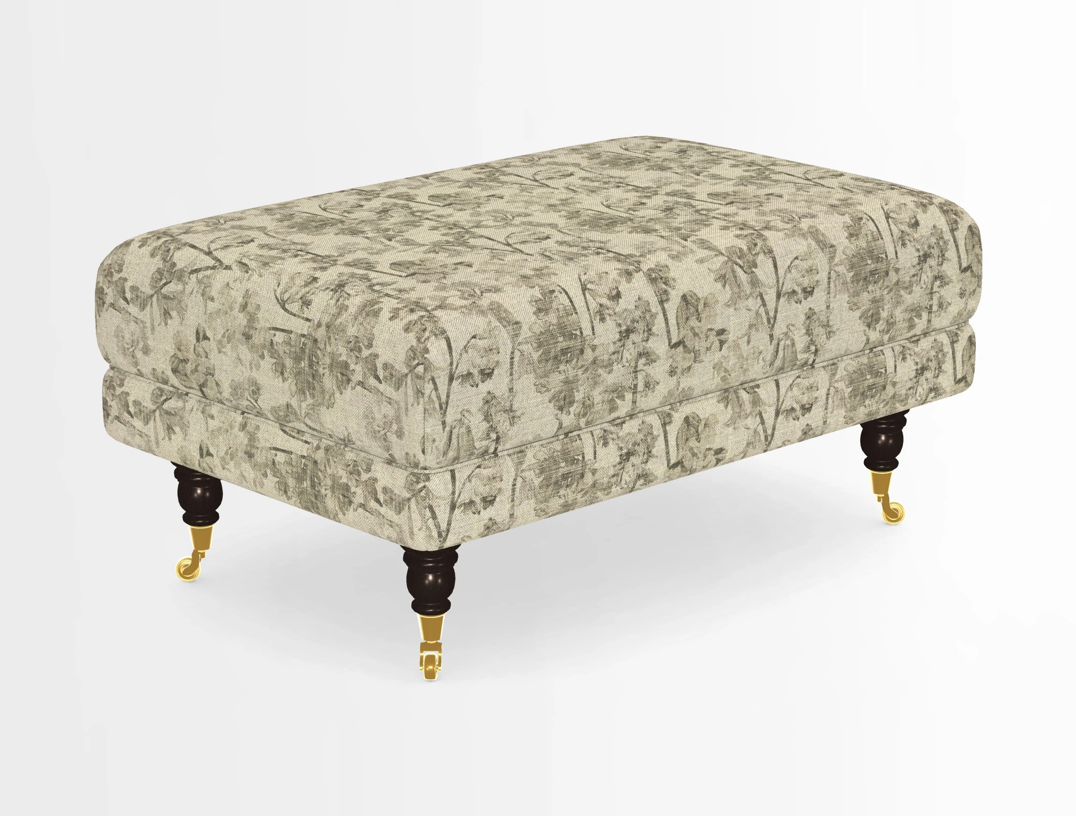 Alwinton Footstool in Osborne & Little Palazzo Pellestrina