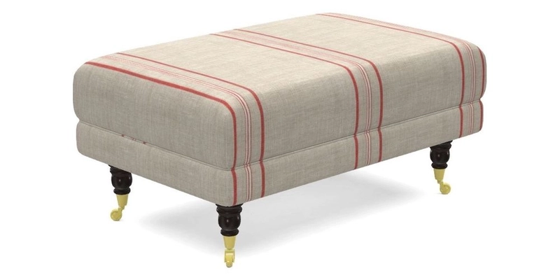 Alwinton Footstool in Osborne & Little Palazzo Pellestrina