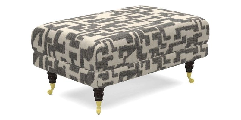 Alwinton Footstool in Osborne & Little Palazzo Pellestrina