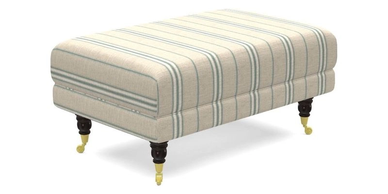 Alwinton Footstool in Osborne & Little Palazzo Pellestrina