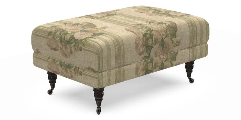Alwinton Footstool in Osborne & Little Palazzo Pellestrina