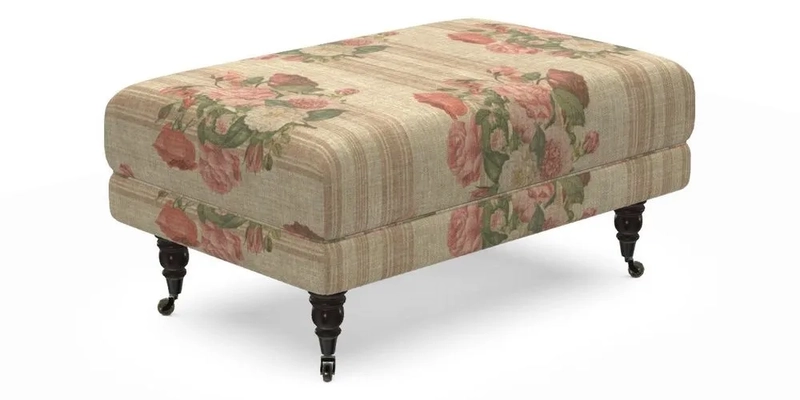 Alwinton Footstool in Osborne & Little Palazzo Pellestrina
