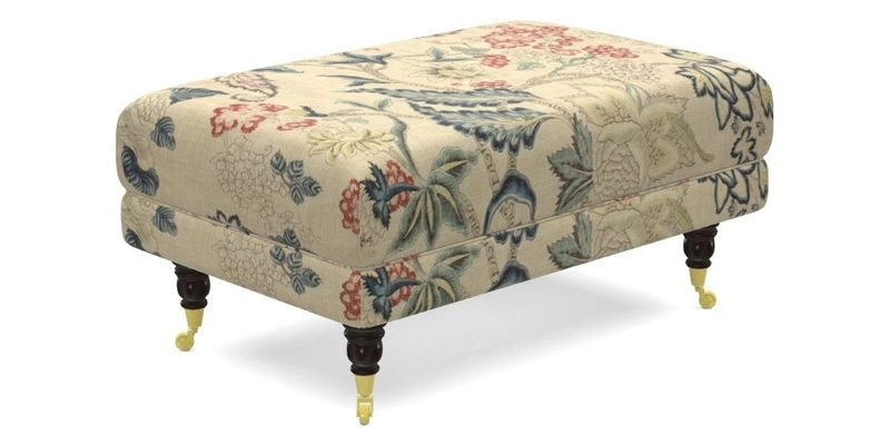 Alwinton Footstool in Osborne & Little Palazzo Pellestrina
