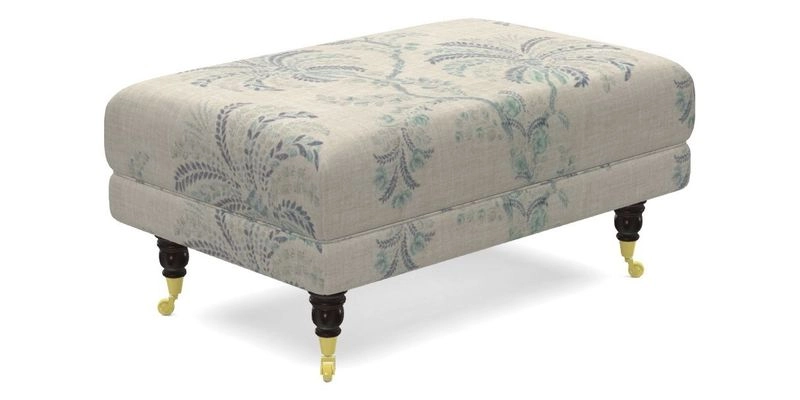 Alwinton Footstool in Osborne & Little Palazzo Pellestrina