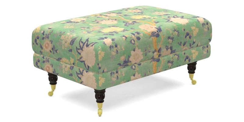Alwinton Footstool in Osborne & Little Palazzo Pellestrina