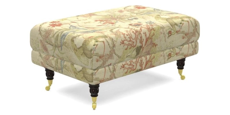 Alwinton Footstool in Osborne & Little Palazzo Pellestrina