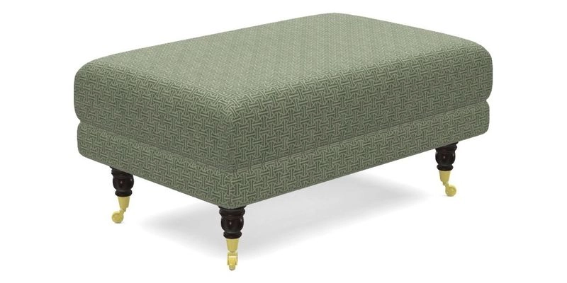 Alwinton Footstool in Osborne & Little Palazzo Pellestrina