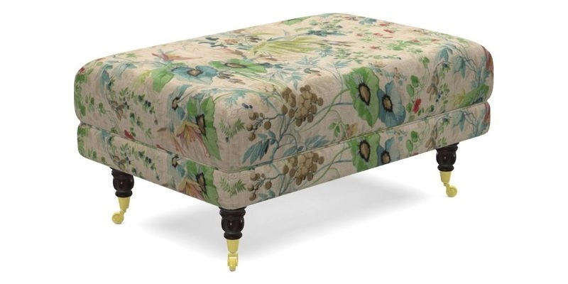 Alwinton Footstool in Osborne & Little Palazzo Pellestrina