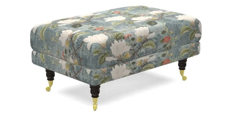 Alwinton Footstool in Osborne & Little Palazzo Pellestrina