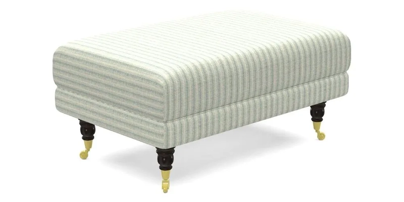 Alwinton Footstool in Osborne & Little Palazzo Pellestrina
