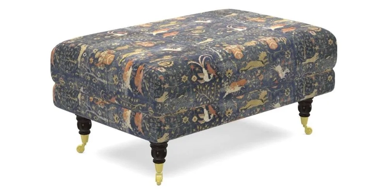 Alwinton Footstool in Osborne & Little Palazzo Pellestrina