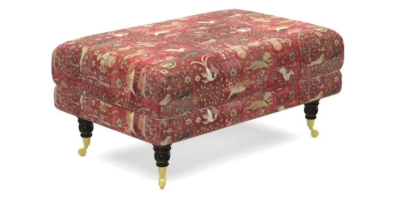 Alwinton Footstool in Osborne & Little Palazzo Pellestrina