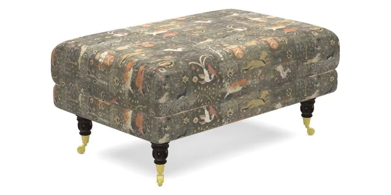 Alwinton Footstool in Osborne & Little Palazzo Pellestrina