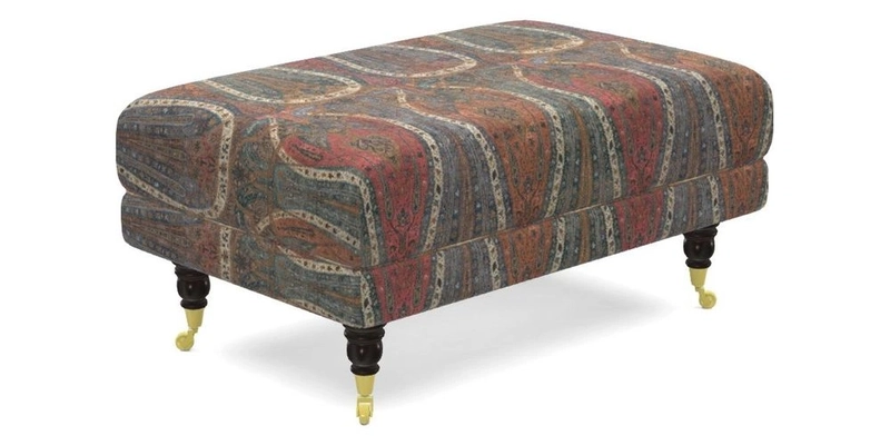 Alwinton Footstool in Osborne & Little Palazzo Pellestrina