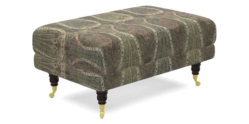 Alwinton Footstool in Osborne & Little Palazzo Pellestrina