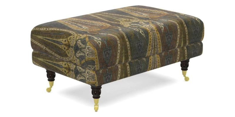 Alwinton Footstool in Osborne & Little Palazzo Pellestrina