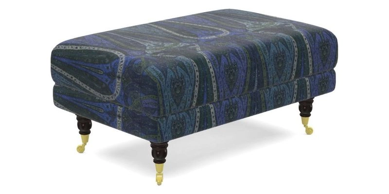 Alwinton Footstool in Osborne & Little Palazzo Pellestrina
