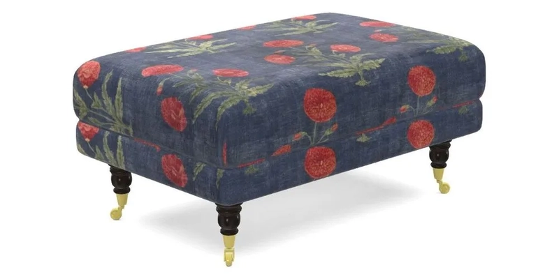 Alwinton Footstool in Osborne & Little Palazzo Pellestrina