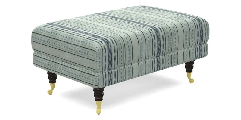 Alwinton Footstool in Osborne & Little Palazzo Pellestrina