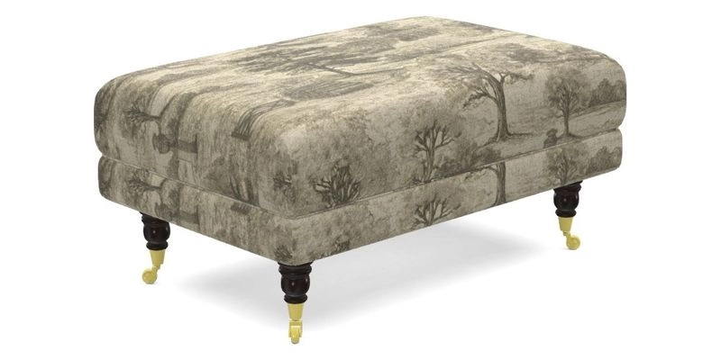 Alwinton Footstool in Osborne & Little Palazzo Pellestrina