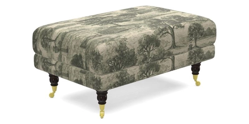 Alwinton Footstool in Osborne & Little Palazzo Pellestrina