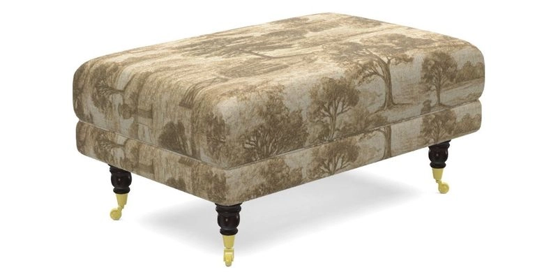 Alwinton Footstool in Osborne & Little Palazzo Pellestrina