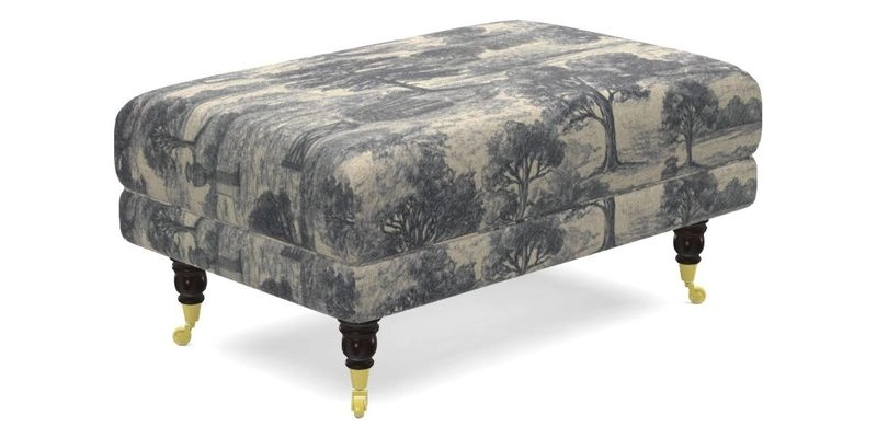 Alwinton Footstool in Osborne & Little Palazzo Pellestrina