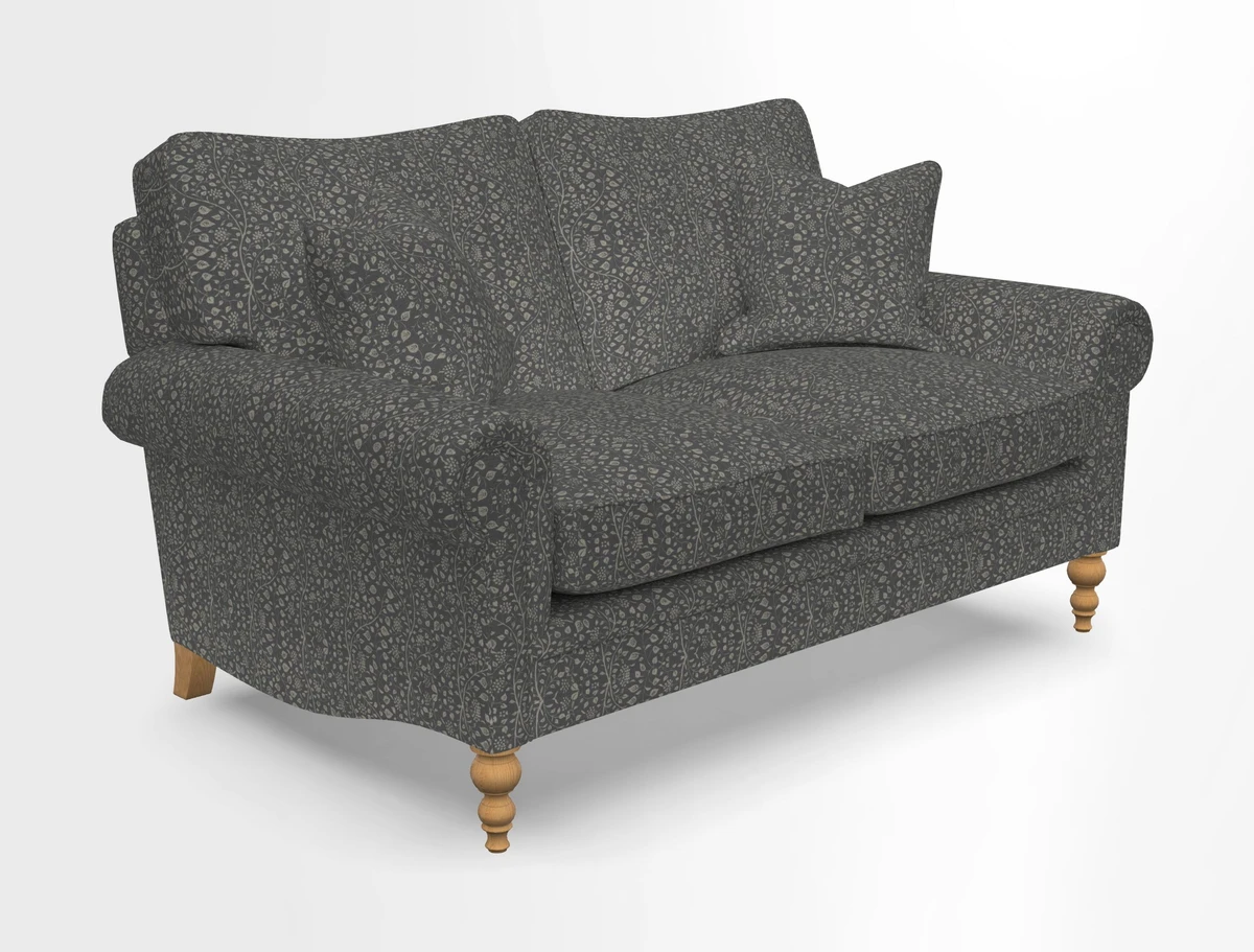 Aldingbourne 3 seater sofa in Grain Sack Stripe Linen Red
