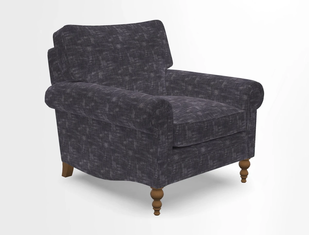 Aldingbourne Chair in Grain Sack Stripe Linen Red