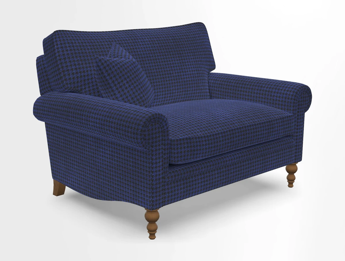 Aldingbourne 3 seater sofa in Grain Sack Stripe Linen Red