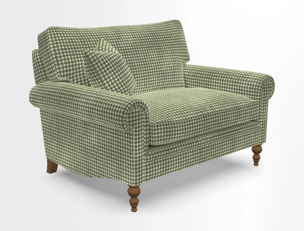 Aldingbourne 3 seater sofa in Grain Sack Stripe Linen Red