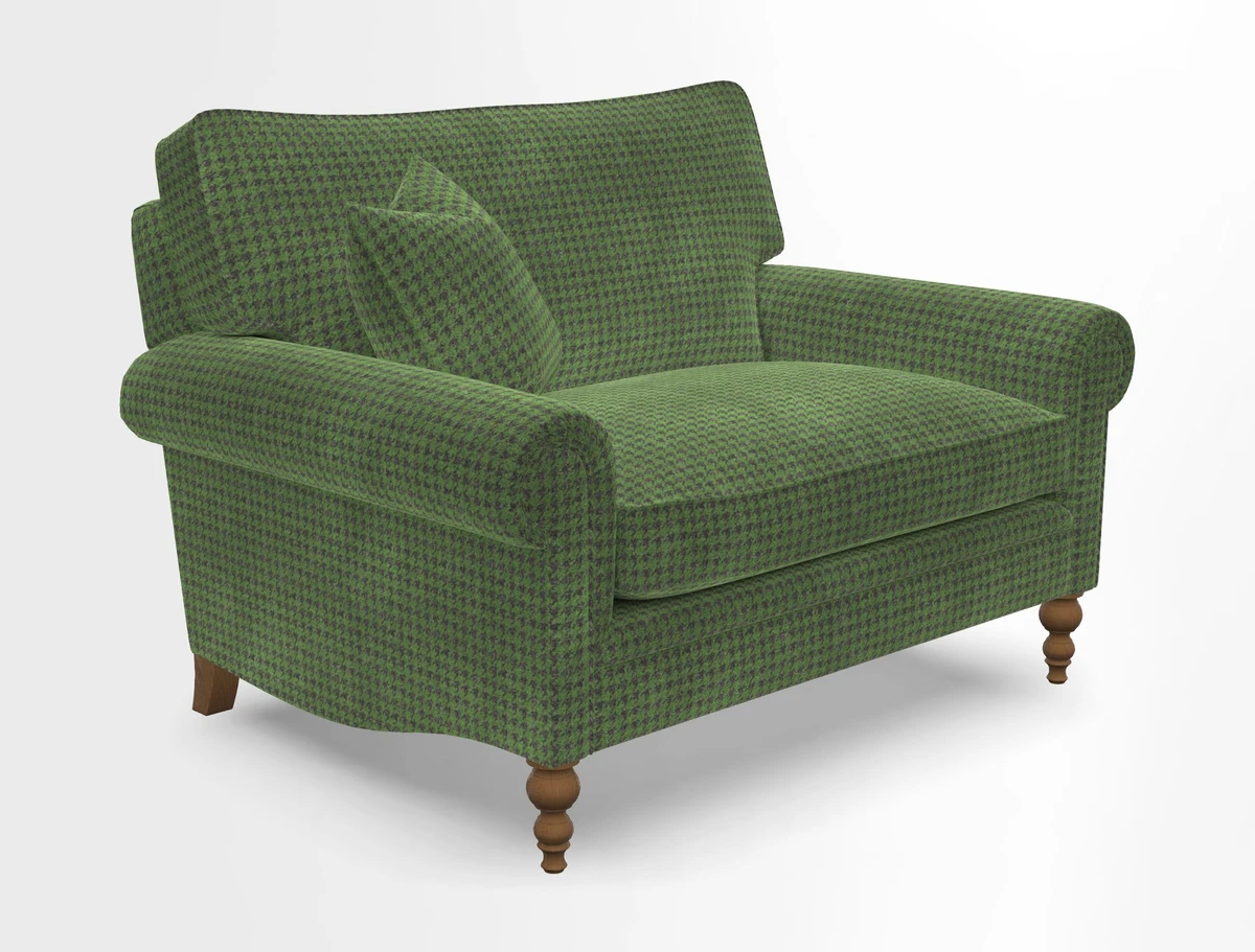 Aldingbourne 3 seater sofa in Grain Sack Stripe Linen Red