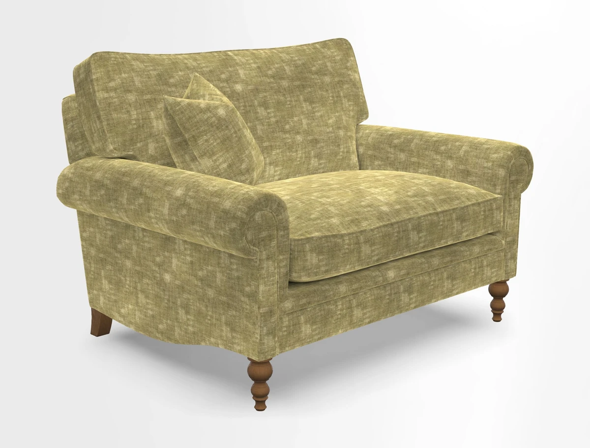 Aldingbourne 3 seater sofa in Grain Sack Stripe Linen Red