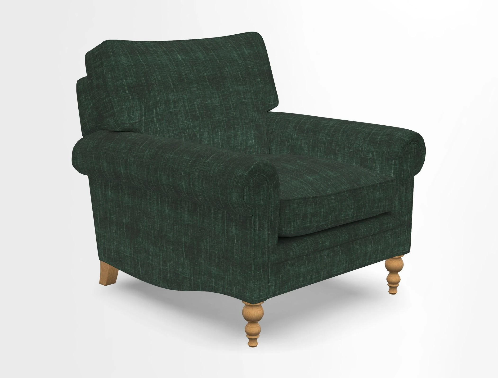 Aldingbourne Chair in Grain Sack Stripe Linen Red