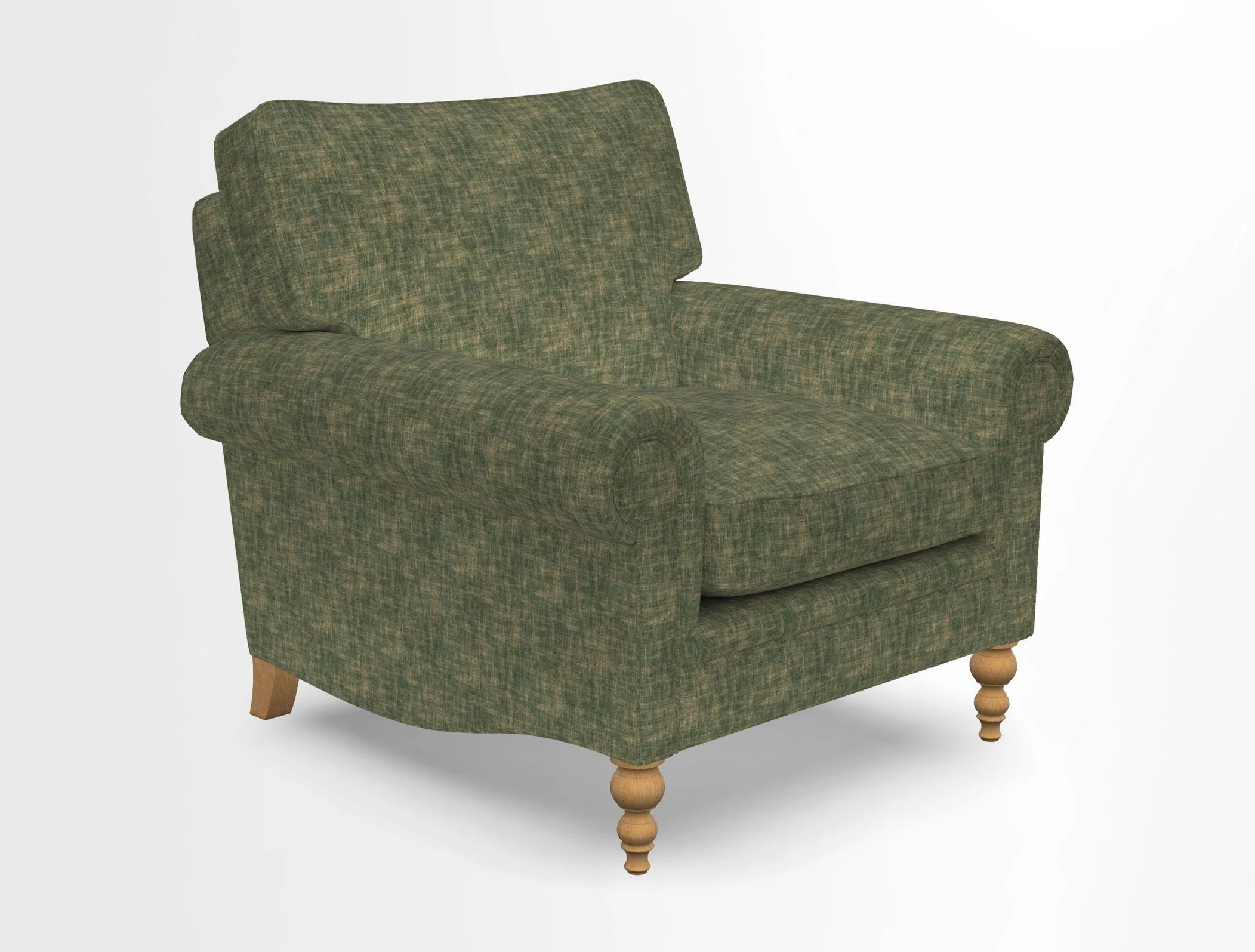Aldingbourne Chair in Grain Sack Stripe Linen Red