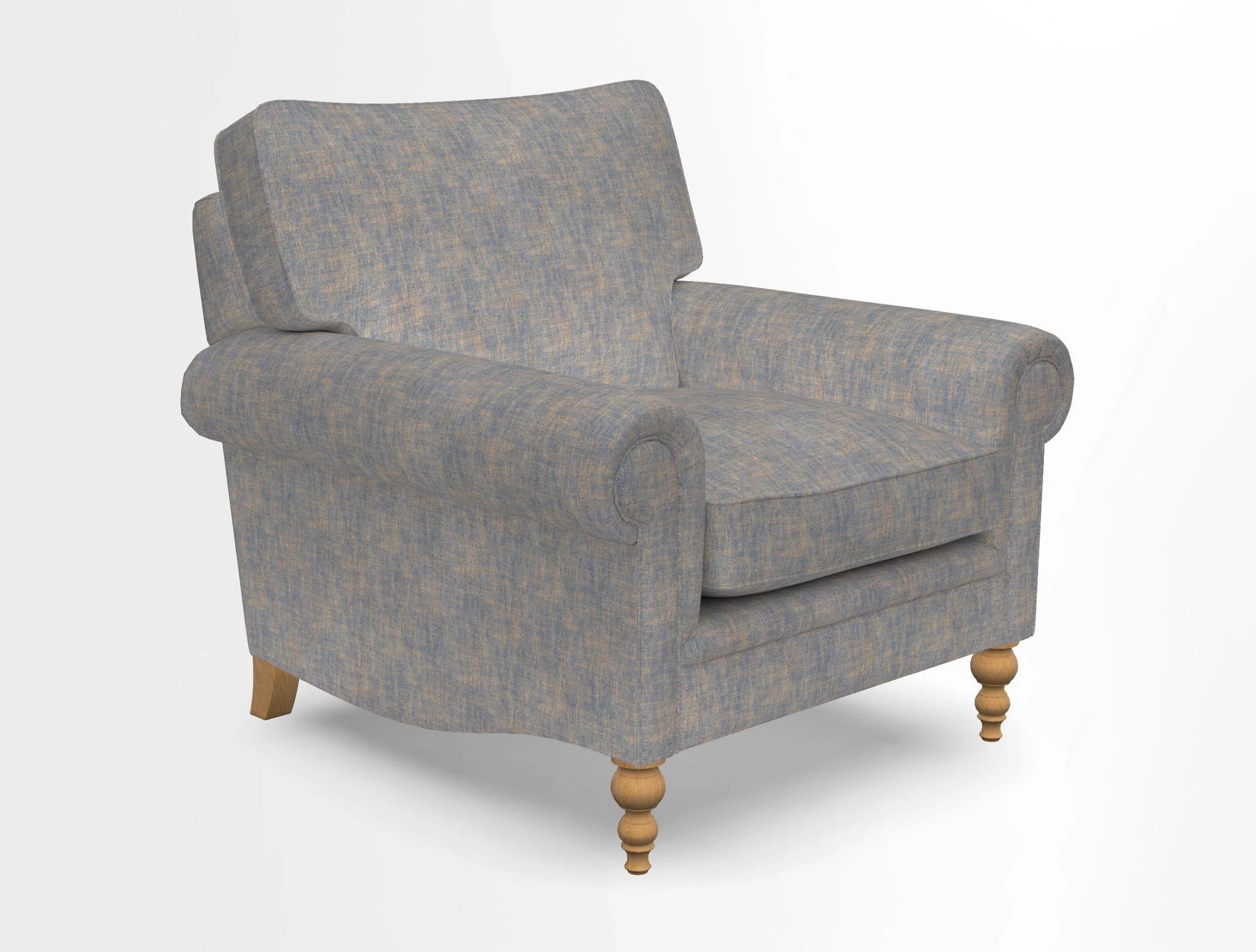 Aldingbourne Chair in Grain Sack Stripe Linen Red