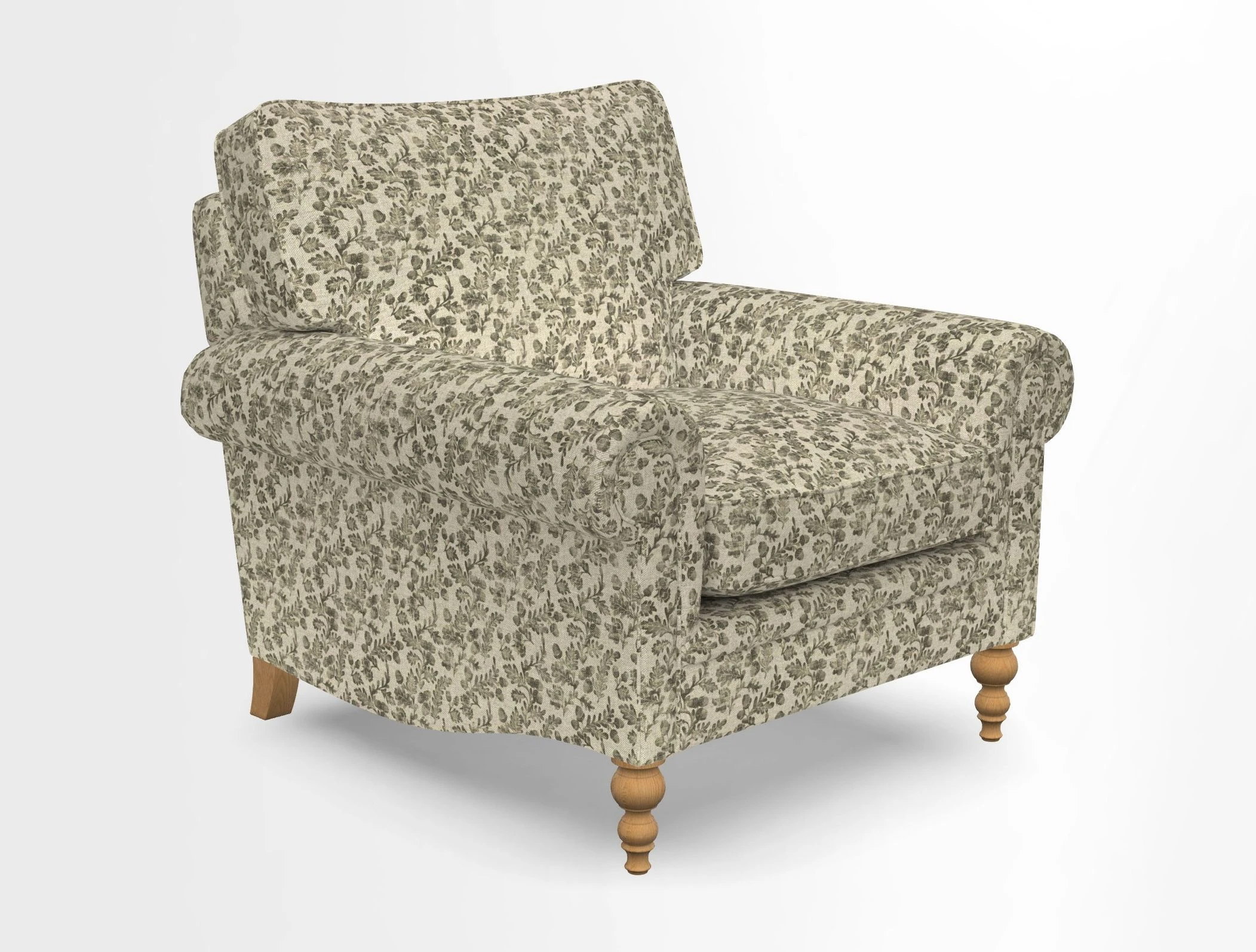 Aldingbourne Chair in Grain Sack Stripe Linen Red