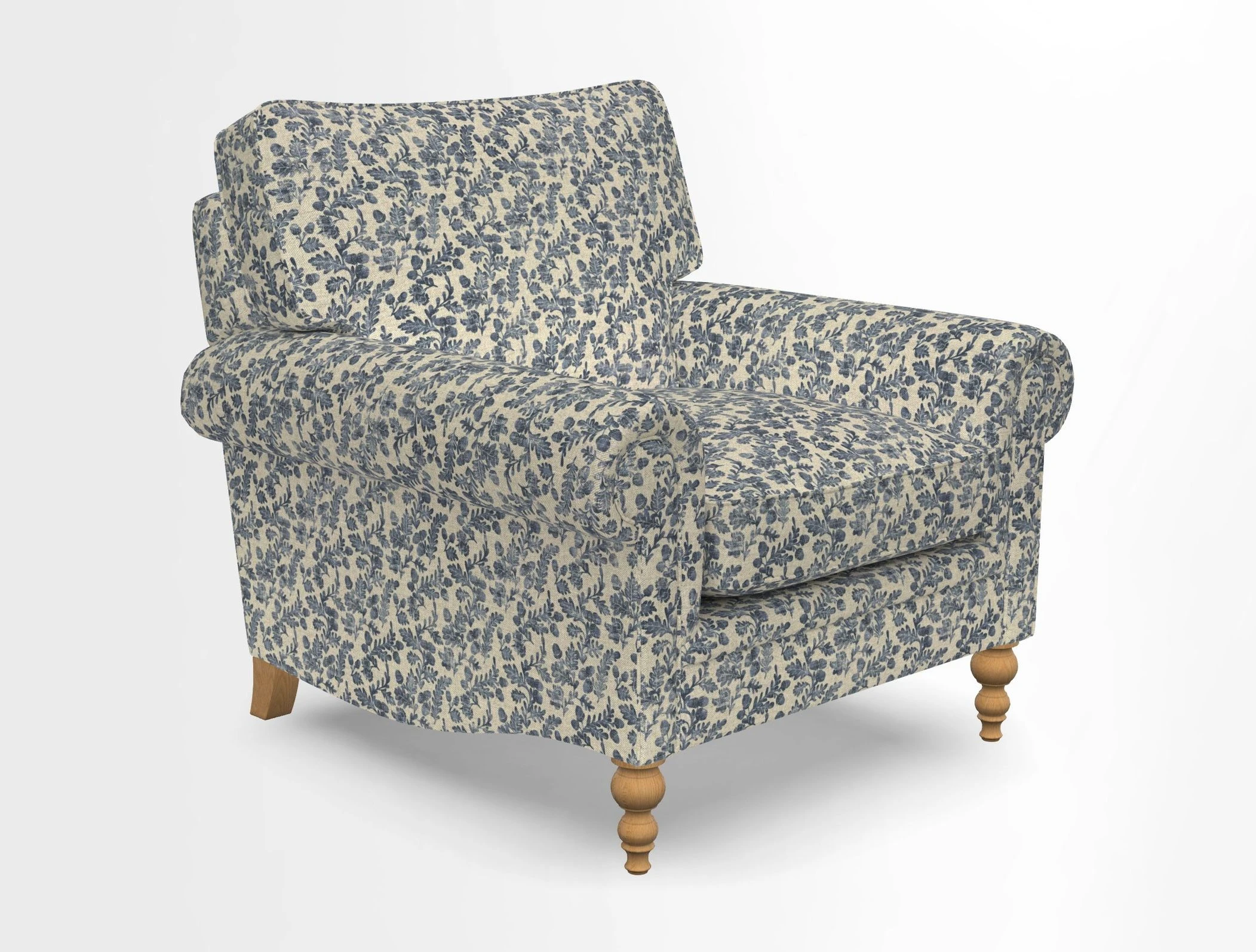 Aldingbourne Chair in Grain Sack Stripe Linen Red