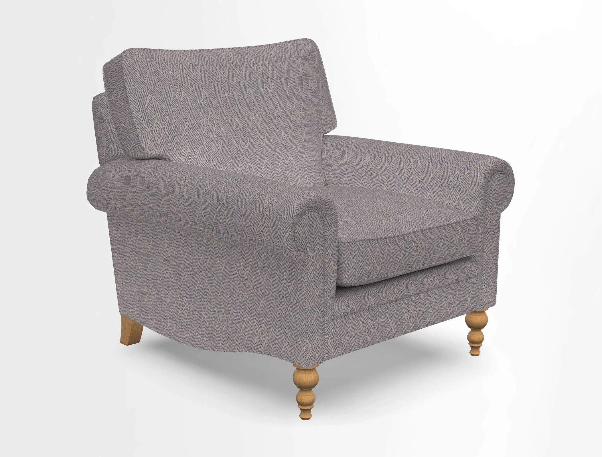 Aldingbourne Chair in Grain Sack Stripe Linen Red