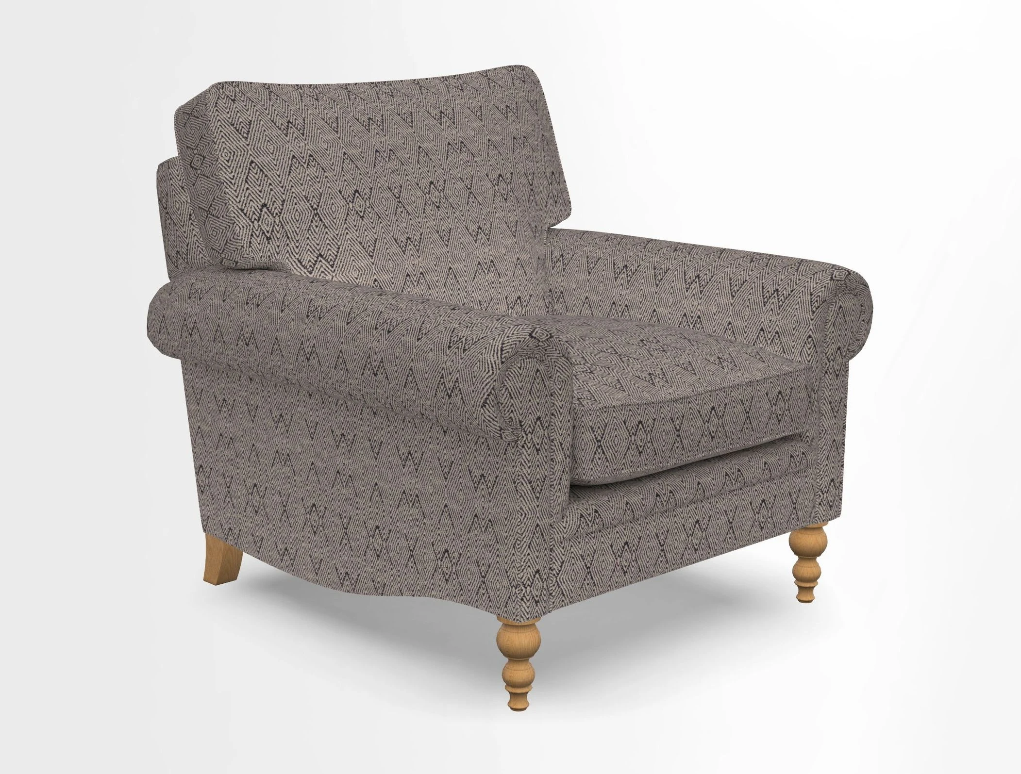 Aldingbourne Chair in Grain Sack Stripe Linen Red