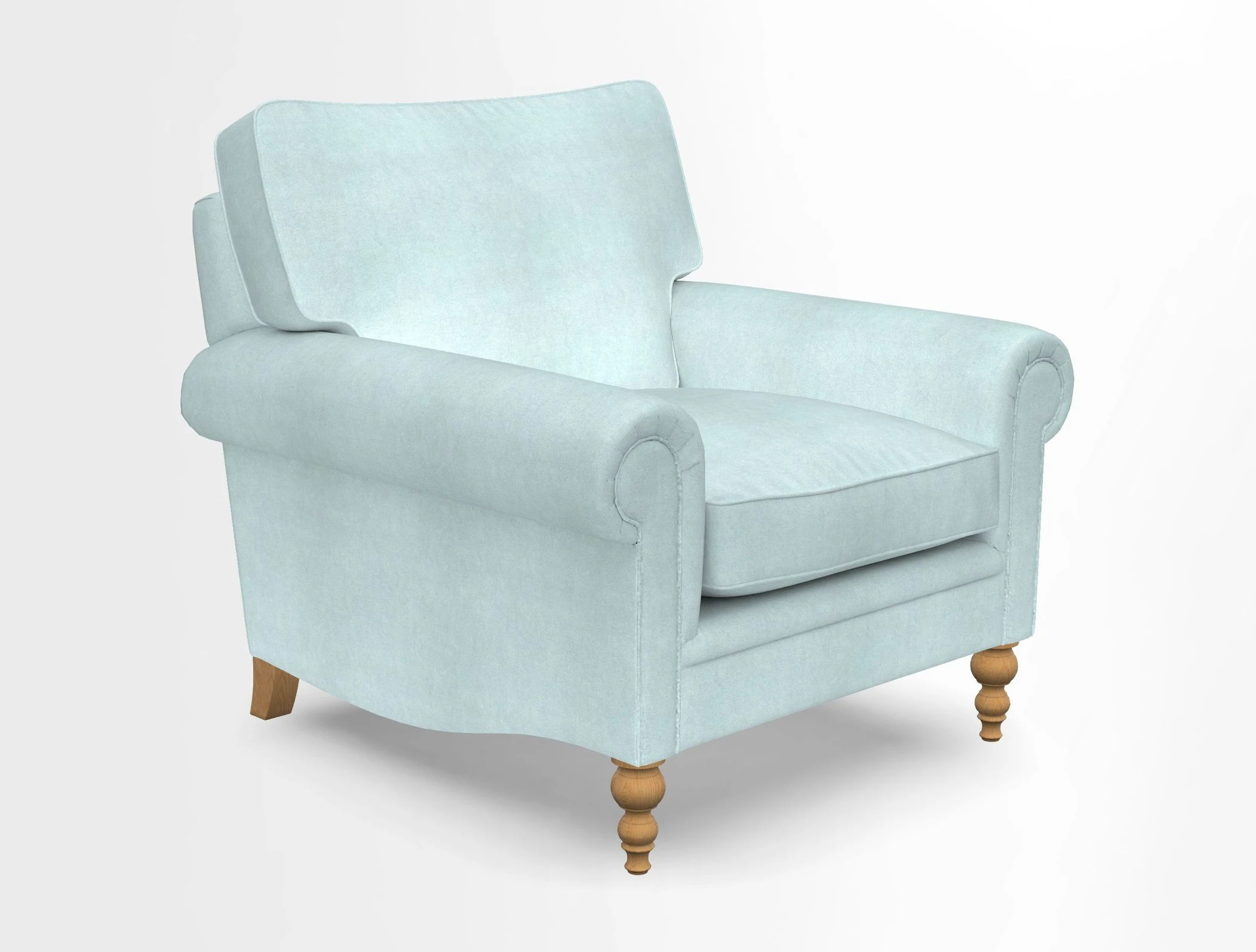 Aldingbourne Chair in Grain Sack Stripe Linen Red