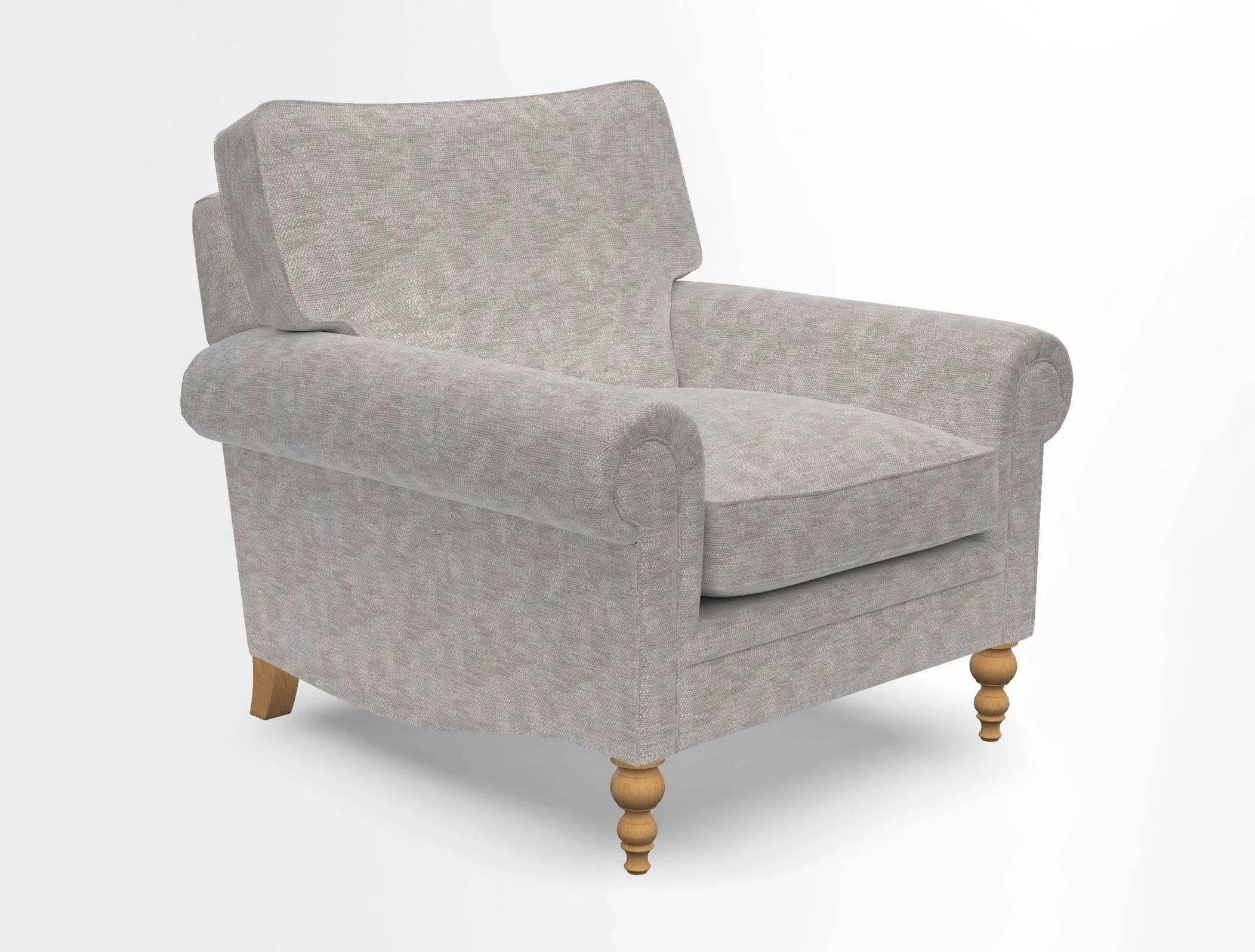Aldingbourne Chair in Grain Sack Stripe Linen Red