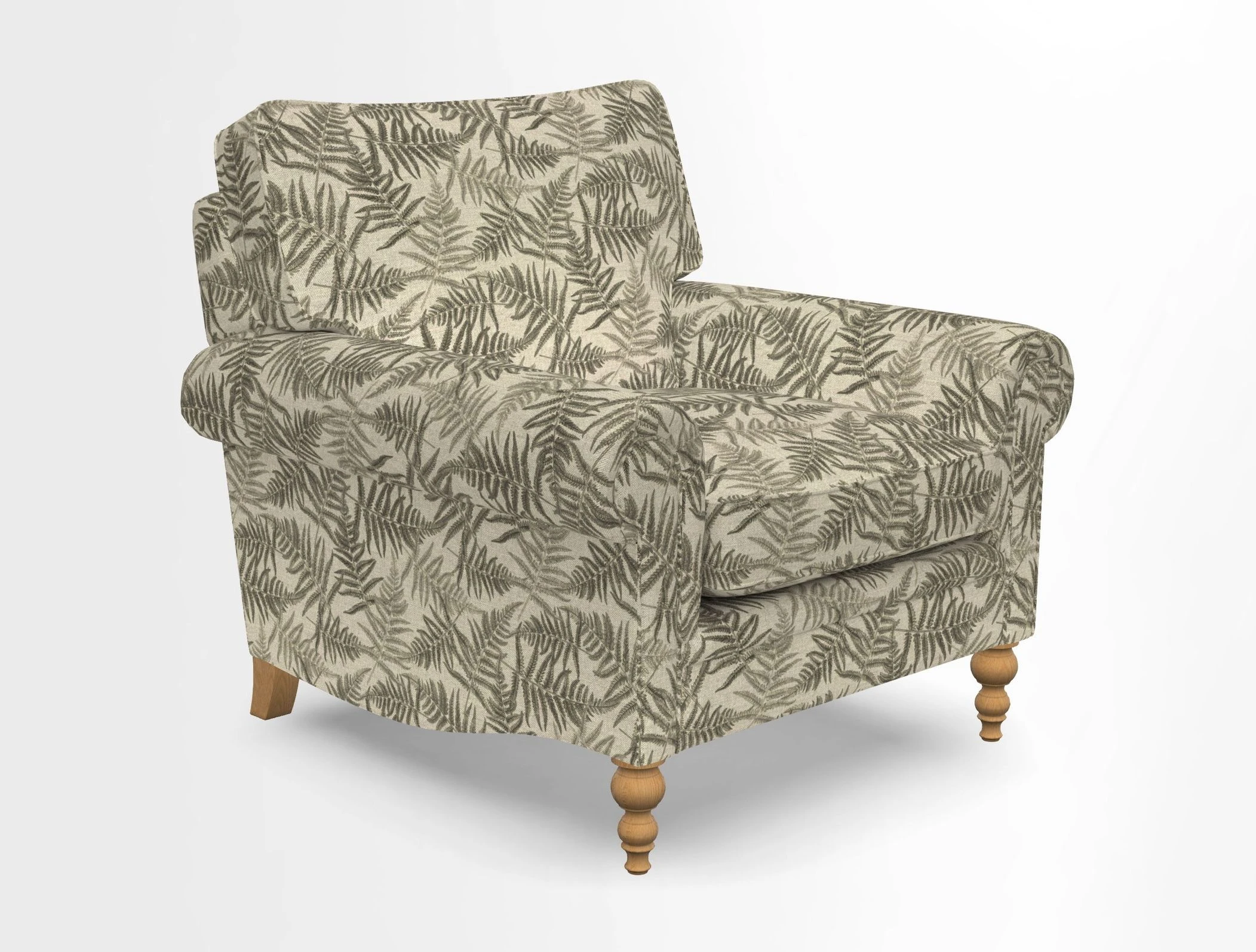 Aldingbourne Chair in Grain Sack Stripe Linen Red