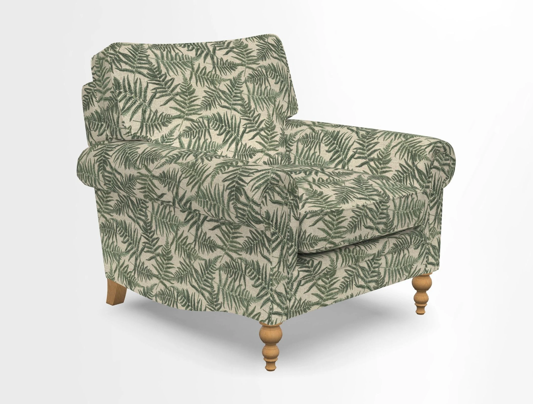 Aldingbourne Chair in Grain Sack Stripe Linen Red