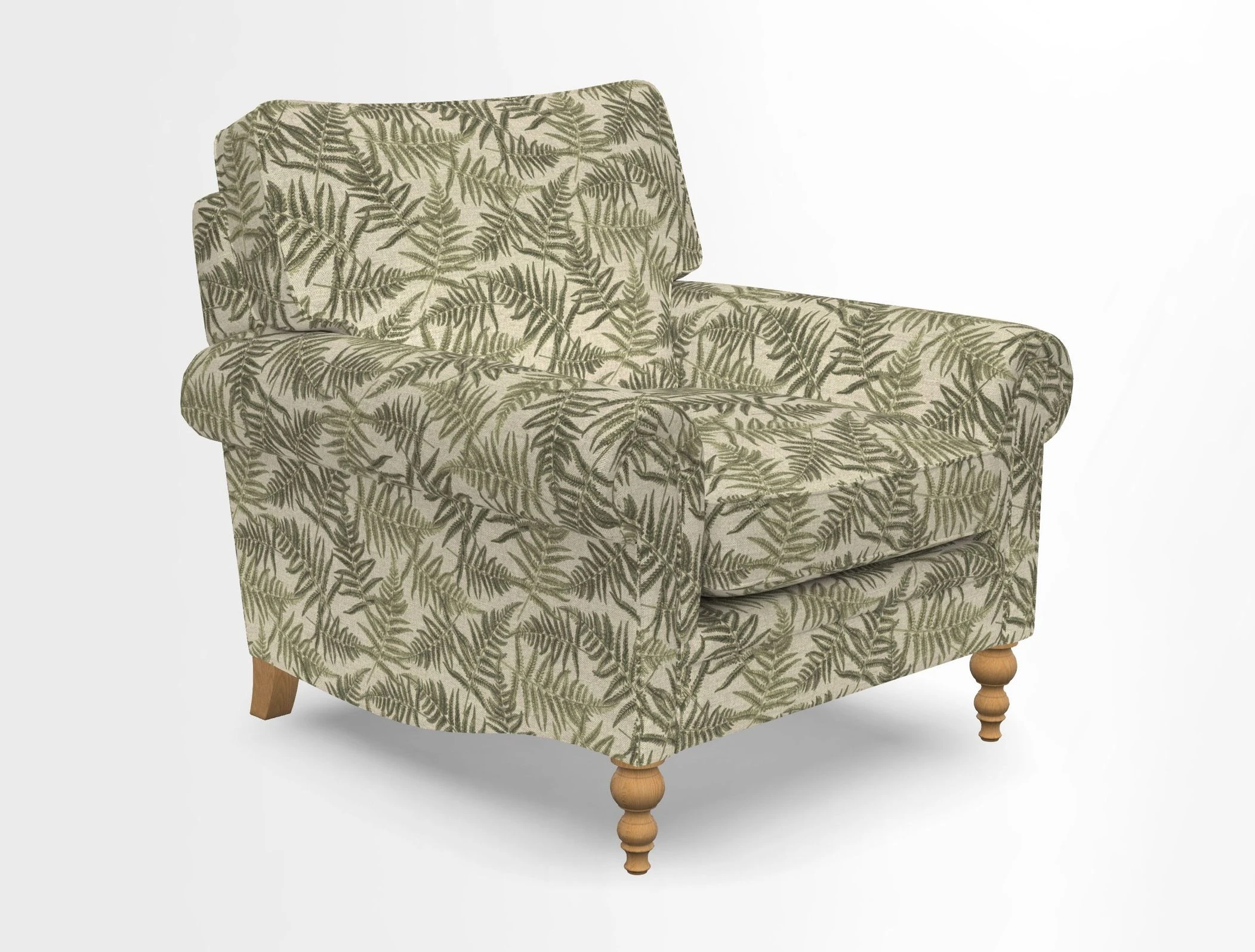 Aldingbourne Chair in Grain Sack Stripe Linen Red