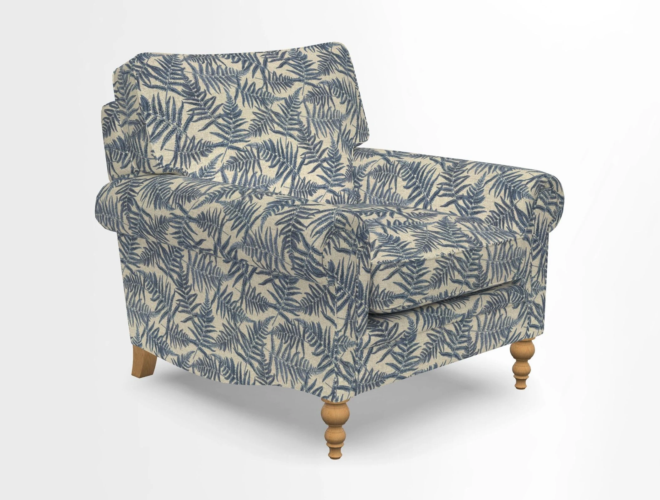 Aldingbourne Chair in Grain Sack Stripe Linen Red
