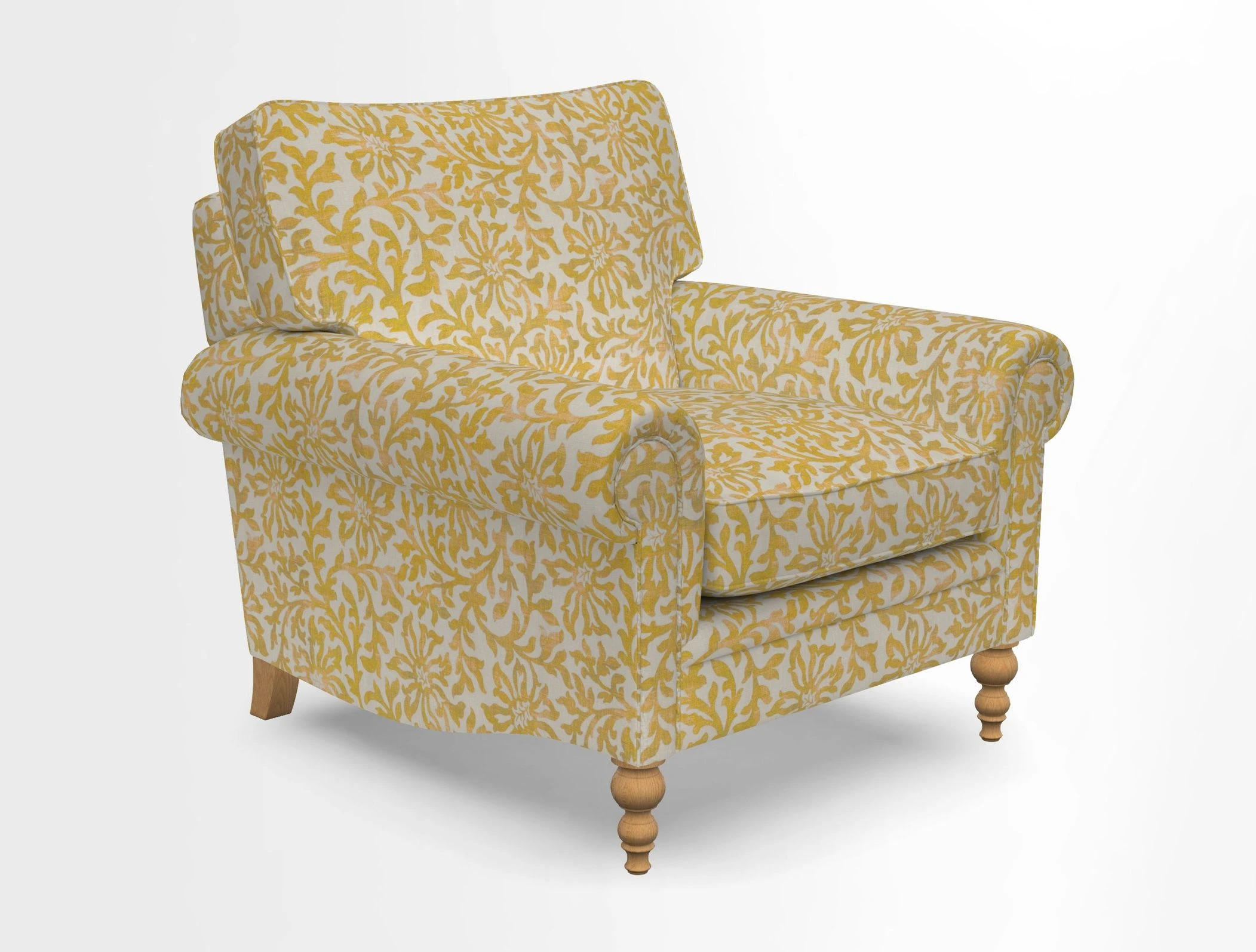 Aldingbourne Chair in Grain Sack Stripe Linen Red