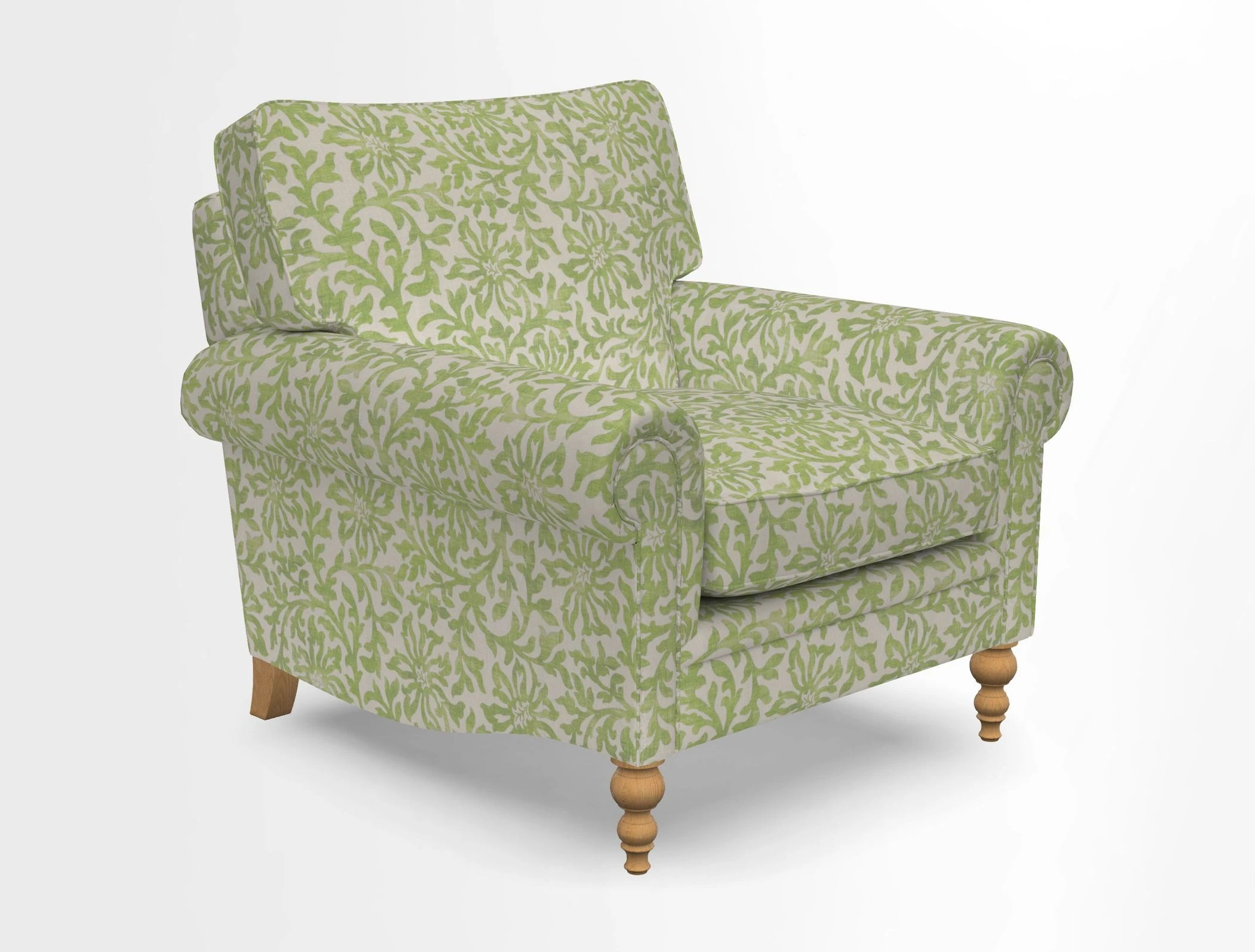 Aldingbourne Chair in Grain Sack Stripe Linen Red